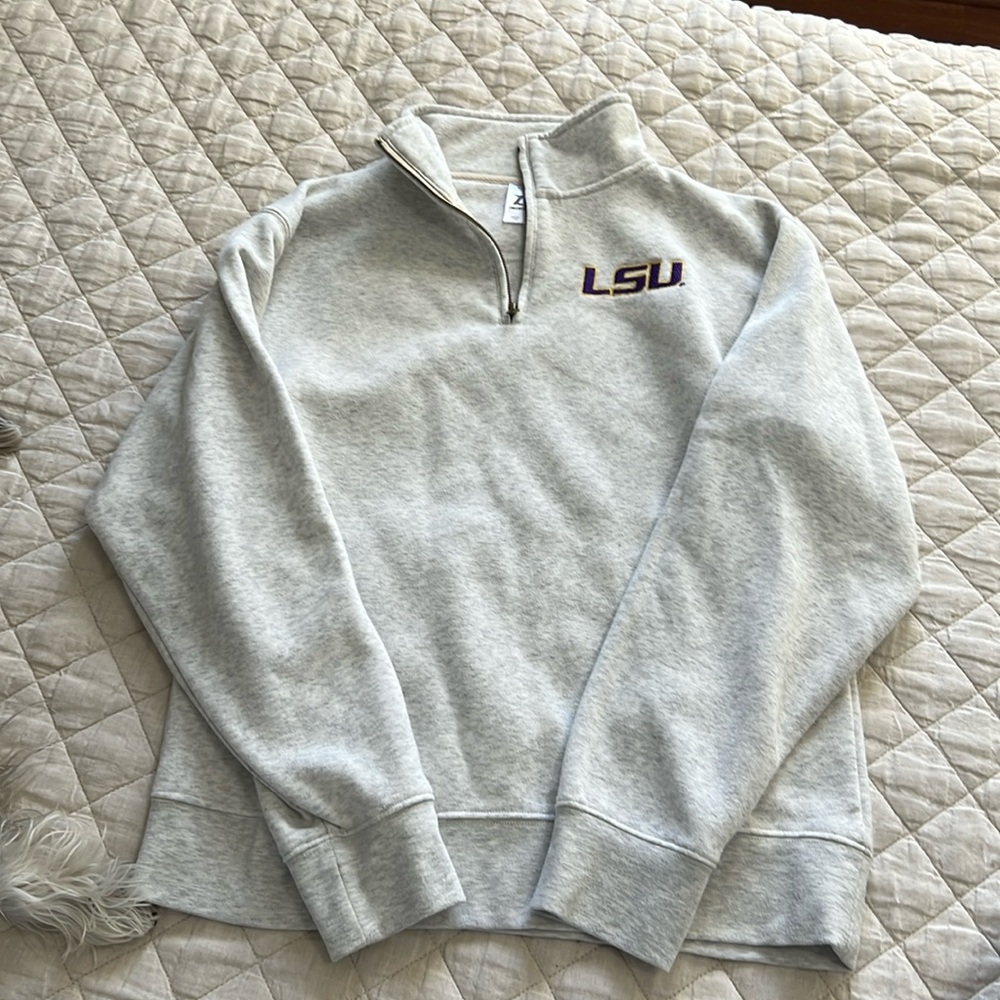 LSU Quarter-Zip Pullover